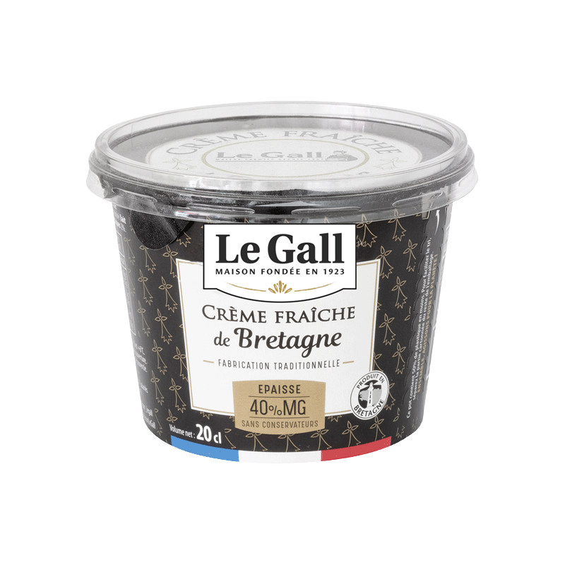 Crème fraiche épaisse 40%MG le gall