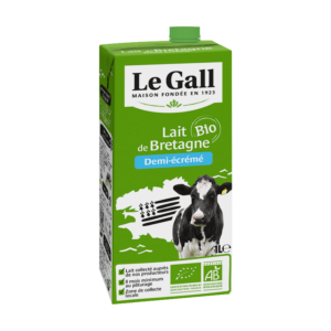 lait UHT bio de bRetagne Le Gall 1 l