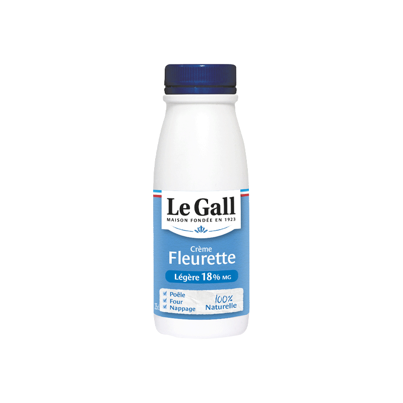 Crème fleurette légère 18% MG Le Gall