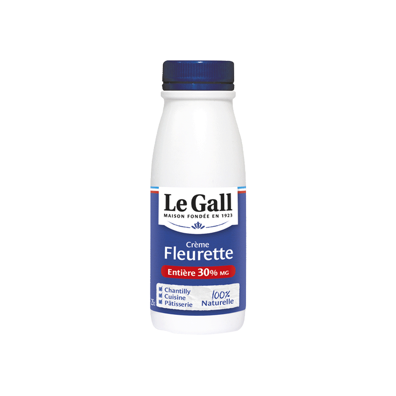 Crème fleurette entière 30% MG Le Gall