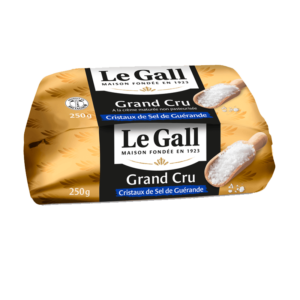 Beurre de baratte aux cristaux de sel de Guérande Le Gall 250g