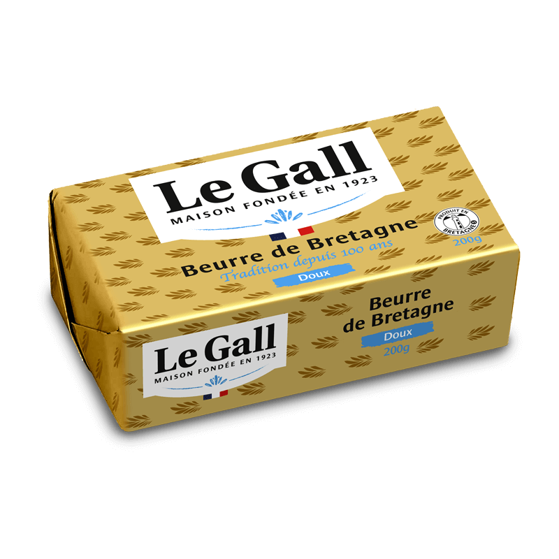 Beurre de Bretagne doux 200g Le Gall