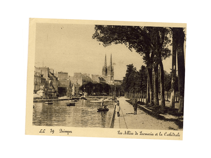 La laiterie centenaire Maison Le Gall, créée en 1923 à Quimper dans le Finistère.