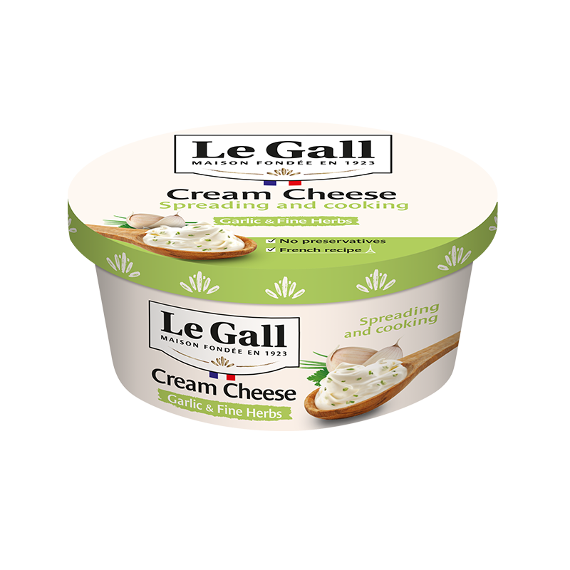 cream cheese garlic herbs Le Gall