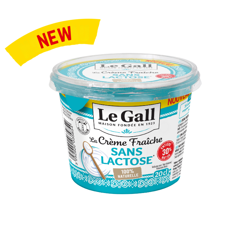 New, cream lactose free Le Gall since 1923